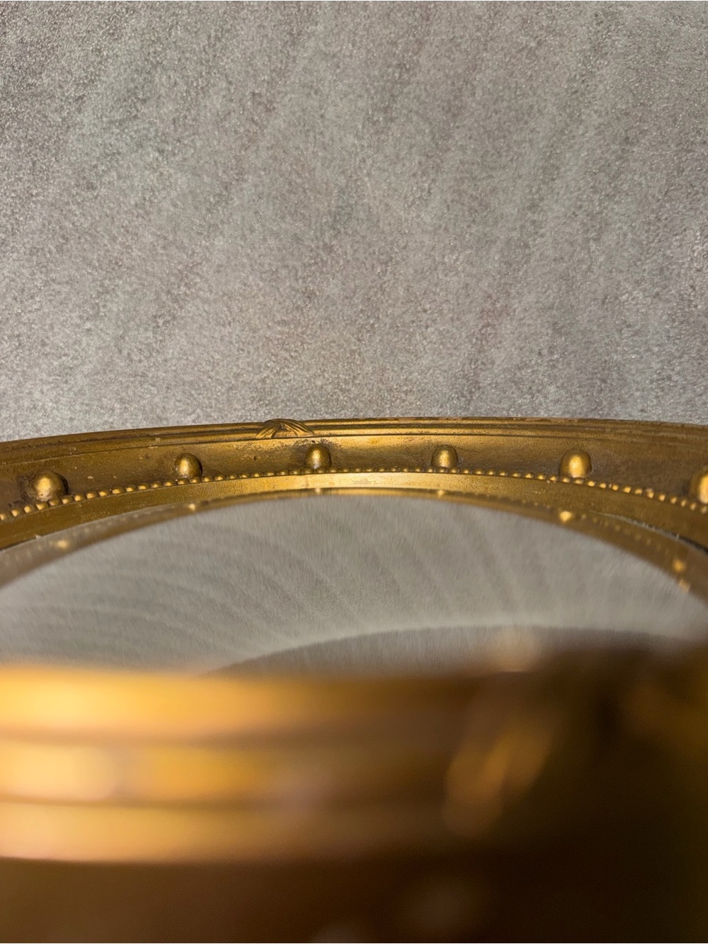 Vintage Syroco Gold American Eagle Convex Mirror - Picture 12 of 12